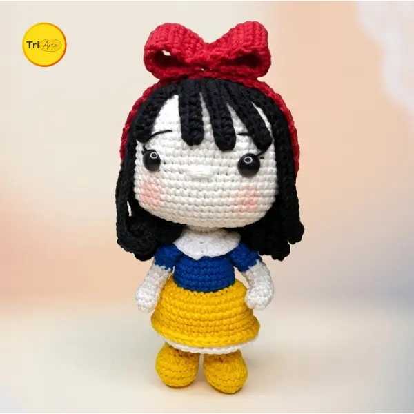 Receita de Amigurumi Branca de Neve - PDF Ilustrado