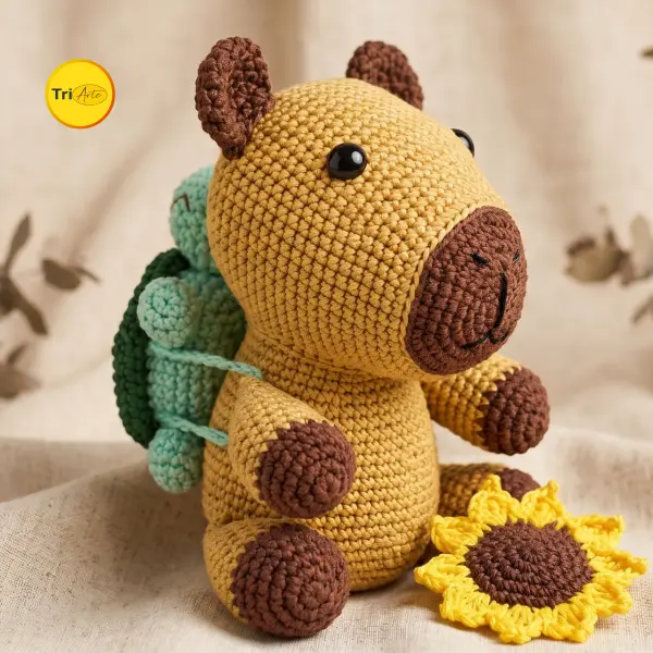 Receita de Amigurumi Capivara - PDF Ilustrado