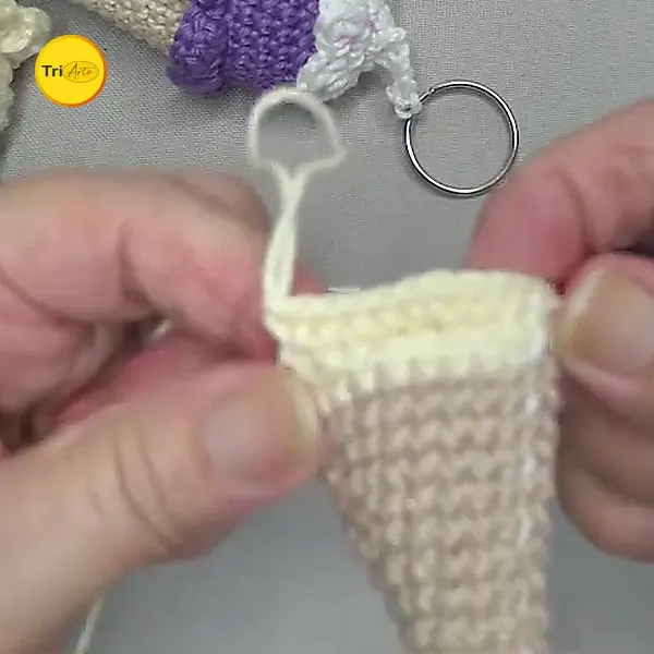 Receita de Amigurumi Chaveiro Sorvete - PDF Ilustrado 2