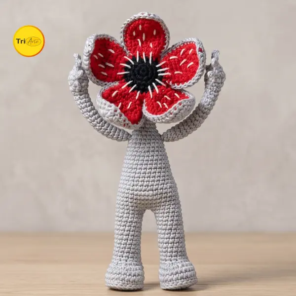Receita de Amigurumi Demogorgon - PDF Ilustrado