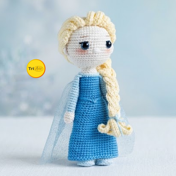 Receita de Amigurumi Elsa Frozen - PDF Ilustrado
