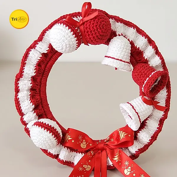 Receita de Amigurumi Guirlanda de Natal - PDF Ilustrado