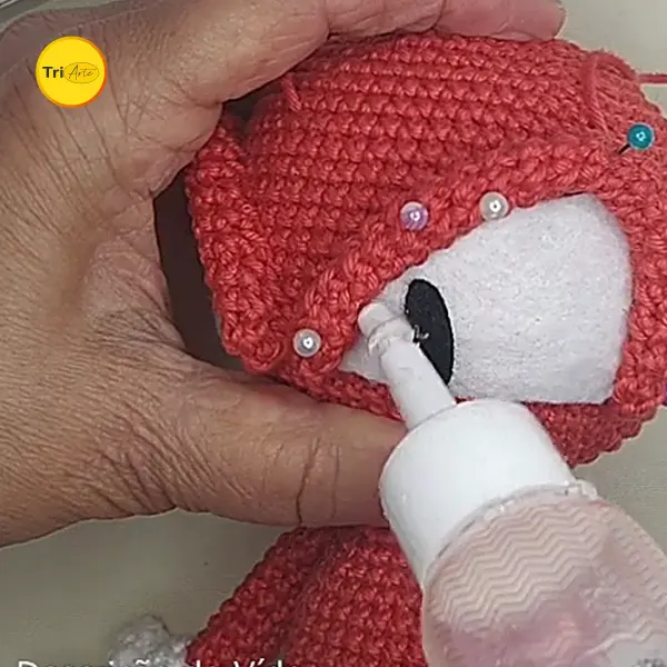 Receita de Amigurumi Knuckles - PDF Ilustrado 2