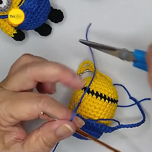 Receita de Amigurumi Chaveiro Minions - PDF Ilustrado 3
