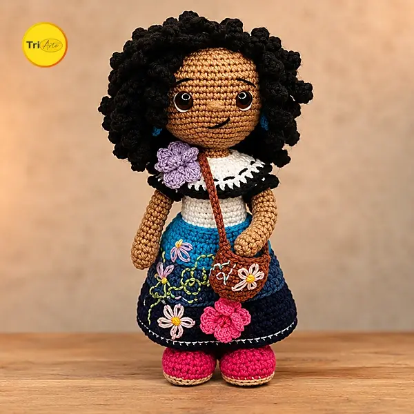 Receita de Amigurumi Mirabel - PDF Ilustrado