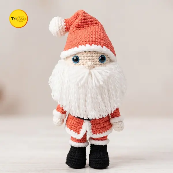 Receita de Amigurumi Papai Noel - PDF Ilustrado