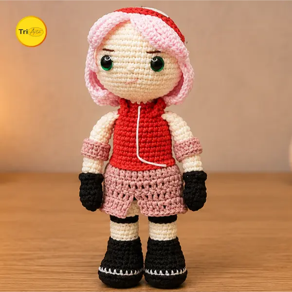 Receita de Amigurumi Sakura - PDF Ilustrado