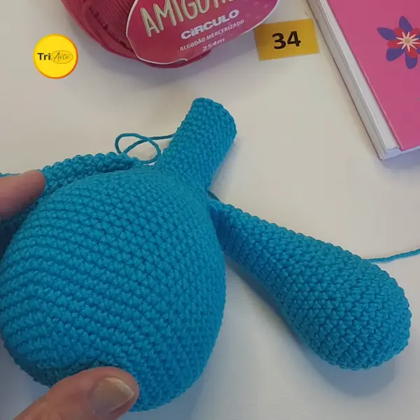 Receita de Amigurumi Sansão - PDF Ilustrado 2