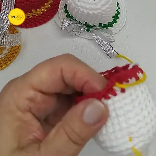 Receita de Amigurumi Sino de Natal - PDF Ilustrado 3