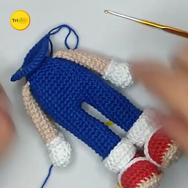 Receita de Amigurumi Sonic - PDF Ilustrado 3