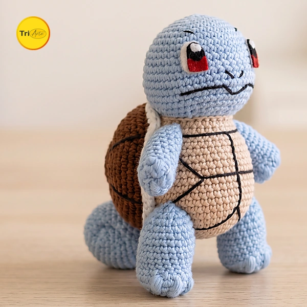 Receita de Amigurumi Squirtle - PDF Ilustrado