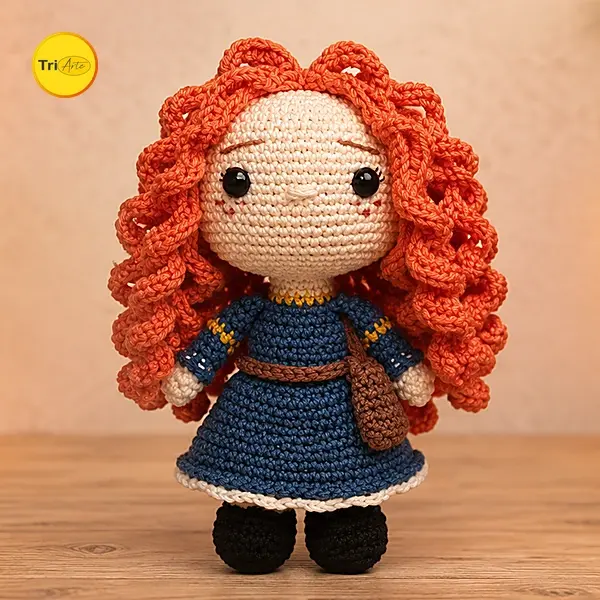 Receita de Amigurumi Merida - PDF Ilustrado