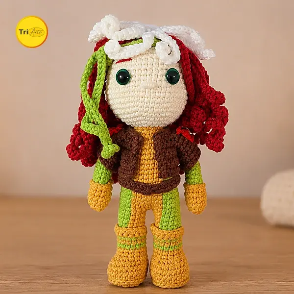 Receita de Amigurumi Vampira - PDF Ilustrado